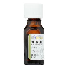 Aura Cacia - Pure Essential Oil Vetiver - 0.5 Fl Oz