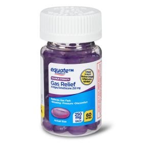 Equate Maximum Strength Gas Relief Softgels; 250 mg; 60 Count