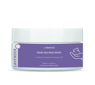 Dead Sea Mud Mask with Lavender Oil – 4oz Detoxifying & Purifying Face Mask – Infused with Spearmint