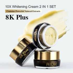 AILKE Whitening Face Cream, Antioxidant, Reduce Dark Spots, Inhibit Melanin, Anti-aging, With Collagen, Niacinamide, Glutathione