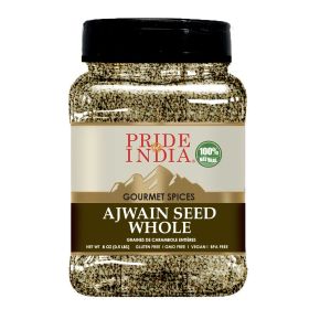 Pride of India ‚Äì Ajwain Seed Whole ‚Äì Gourmet Carom Seeds ‚Äì Flavoring agent for Savory Dishes ‚Äì Aromatic & Nutrient Dense ‚Äì Easy to Use ‚Äì 8