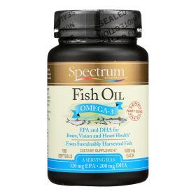 Spectrum Essentials Omega-3 Fish Oil Dietary Supplement