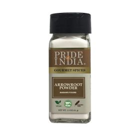 Pride of India ‚Äì Natural Arrowroot Ground Powder ‚Äì Gourmet Baking & Thickening Agent ‚Äì Gluten & GMO Free ‚Äì Good for Sauces (size: 2 oz)