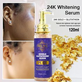 AILKE Double Glutathione PLUS Serum for Pigmentation & Stains Removal, Antioxidant, Lightening Skin, For Men & Women (NET WT: Serum 120ML)